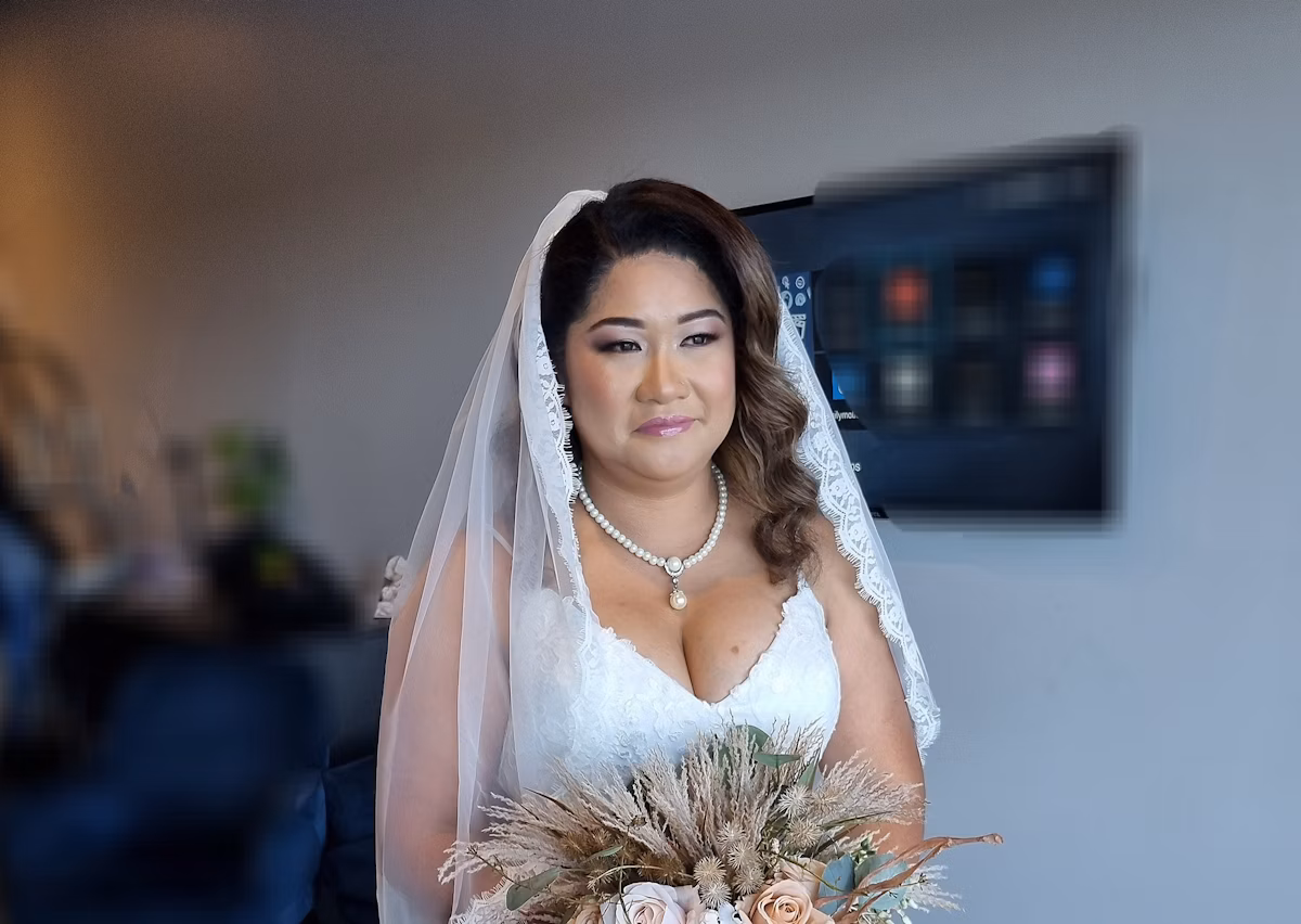 Natural Glam Bridal Makeup & Hair