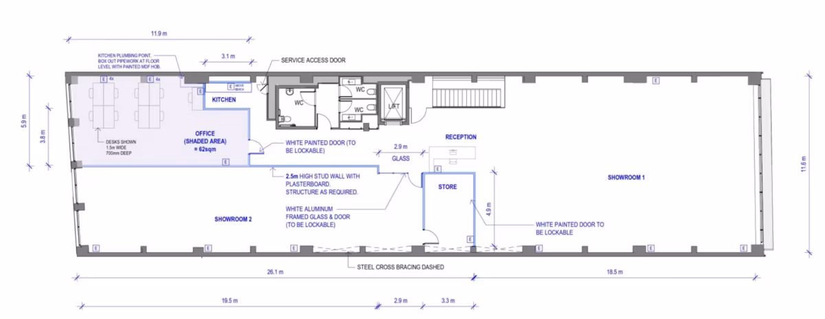 Showroom 2A - 137sqm