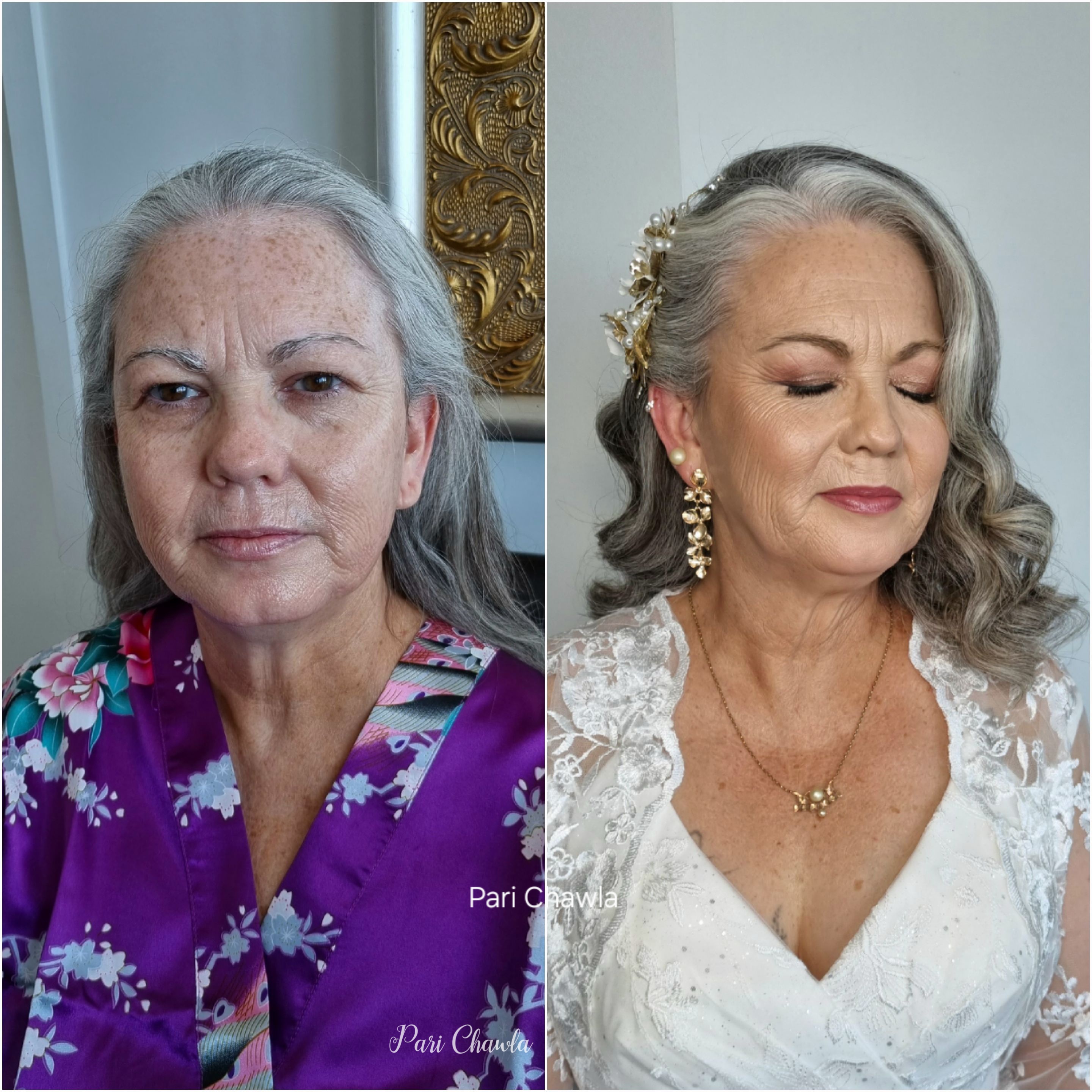 Natural Glam Bridal Makeup & Hair